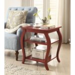 Red Becci End Table by ACME End Tables Mobilia Cleopatra 11 Red Becci End Table by ACME 11