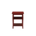 Red Becci End Table by ACME End Tables Mobilia Cleopatra 13 Red Becci End Table by ACME 13