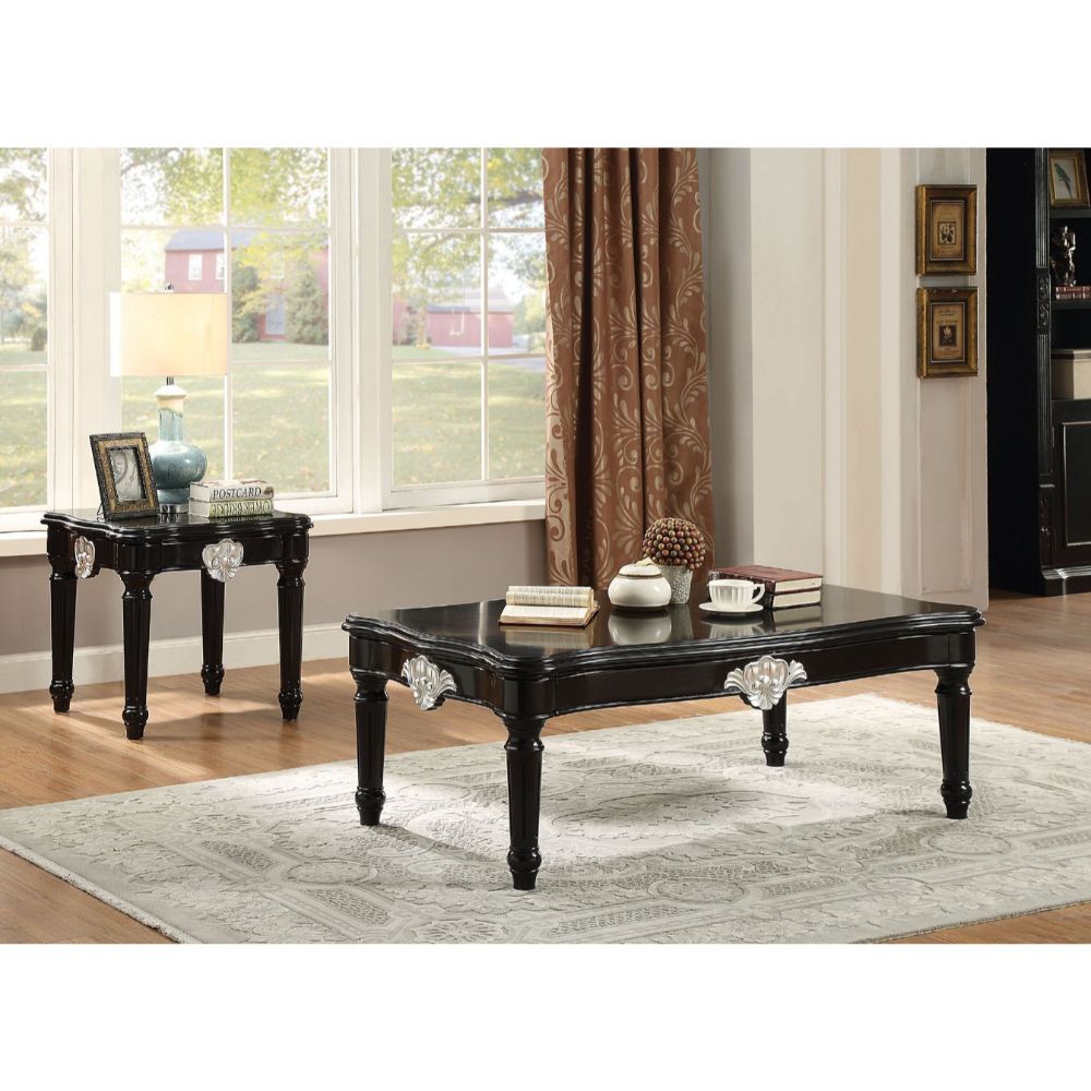 Black Ernestine End Table by ACME