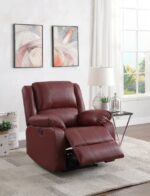 Modern Red Zuriel Recliner 52153 By Acme 15
