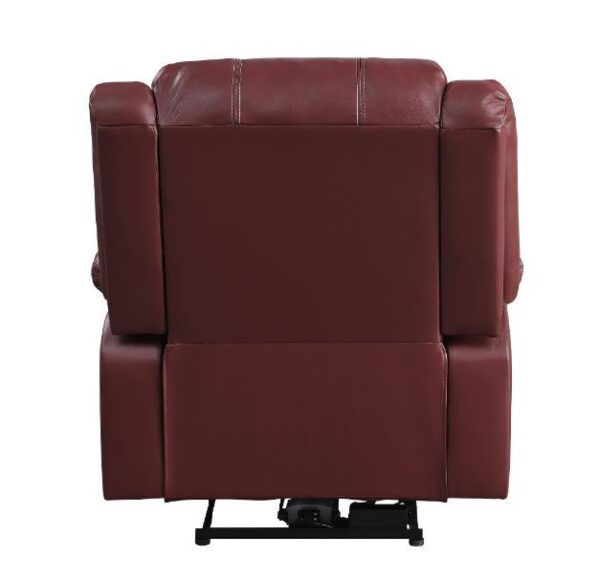 Modern Red Zuriel Recliner 52153 By Acme 11