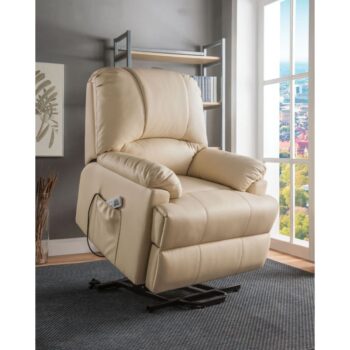 Beige Ixora Recliner by ACME
