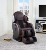 Chocolate Leather Pacari Massage Chair LV00569 by ACME 25