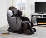 Chocolate Leather Pacari Massage Chair LV00569 by ACME 26