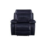 Navy Leather Aashi Motion Recliner 55372 by ACME Recliners Mobilia Cleopatra 17 Navy Leather Aashi Motion Recliner 55372 by ACME 17