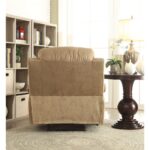Light Brown Polished Microfiber Bina Motion Recliner 59526 by ACME 13