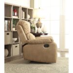 Light Brown Polished Microfiber Bina Motion Recliner 59526 by ACME 14