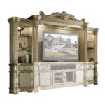 Vendome II Entertainment Center in Gold Patina Finish 91310 by ACME 8