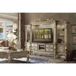 Gold Patina Dresden Entertainment Center 91330 by ACME 14