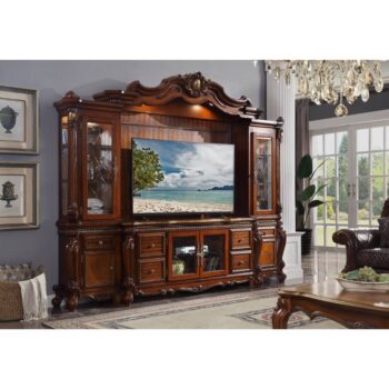 Honey Oak Finish Picardy Entertainment Center 91520 by ACME
