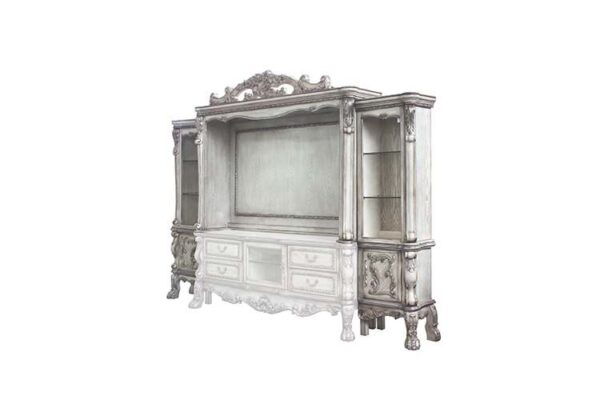 Vintage Bone White Finish Dresden Entertainment Center 91470 by ACME 6