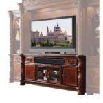 Vendome II TV Stand in Cherry Finish 91318 by ACME Luxury Living Room Furniture Mobilia Cleopatra 7 Vendome II TV Stand in Cherry Finish 91318 by ACME 7