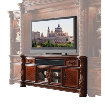 Vendome II TV Stand in Cherry Finish 91318 by ACME