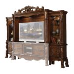 Cherry Oak Dresden Entertainment Center 91335 by ACME 8