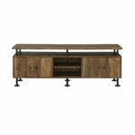 Rustic Oak Ensata II TV Stand LV00142 by ACME 15
