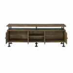 Rustic Oak Ensata II TV Stand LV00142 by ACME 16