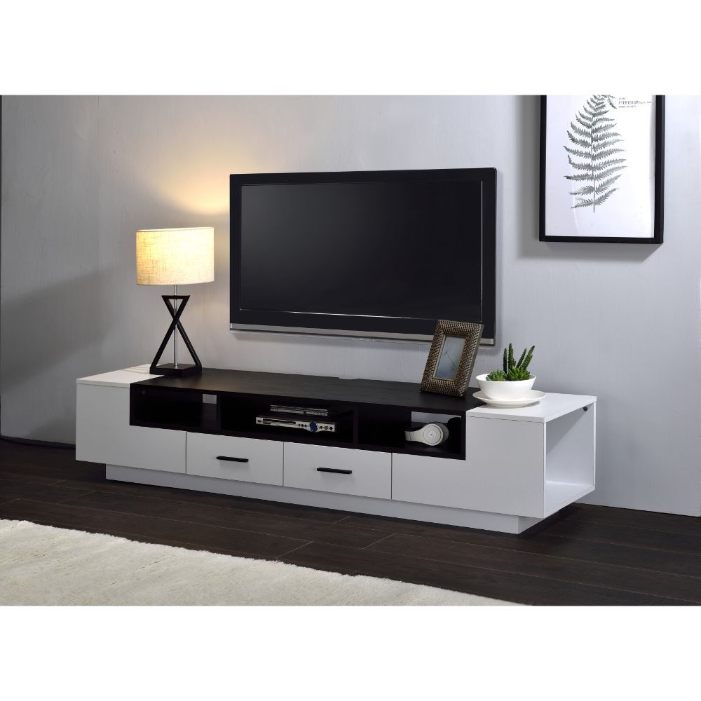 Armour Black & White TV Stand by ACME