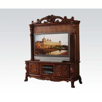 Cherry Oak Dresden Entertainment Center 12163 by ACME