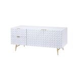 Maisey II TV Stand by ACME Luxury Living Room Furniture Mobilia Cleopatra 7 Maisey II TV Stand by ACME 7
