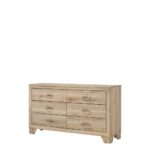 Natural Miquell Dresser 28045 by ACME Luxury Bedroom Dressers & Mirrors Mobilia Cleopatra 12 Natural Miquell Dresser 28045 by ACME 12