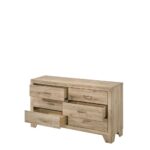 Natural Miquell Dresser 28045 by ACME Luxury Bedroom Dressers & Mirrors Mobilia Cleopatra 14 Natural Miquell Dresser 28045 by ACME 14