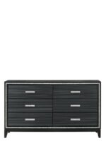 Black Haiden Dresser 28435 by ACME Luxury Bedroom Dressers & Mirrors Mobilia Cleopatra 16 Black Haiden Dresser 28435 by ACME 16