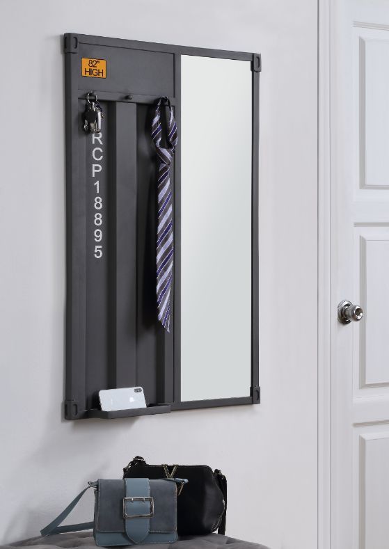 Gunmetal Cargo Mirror 37958 by ACME