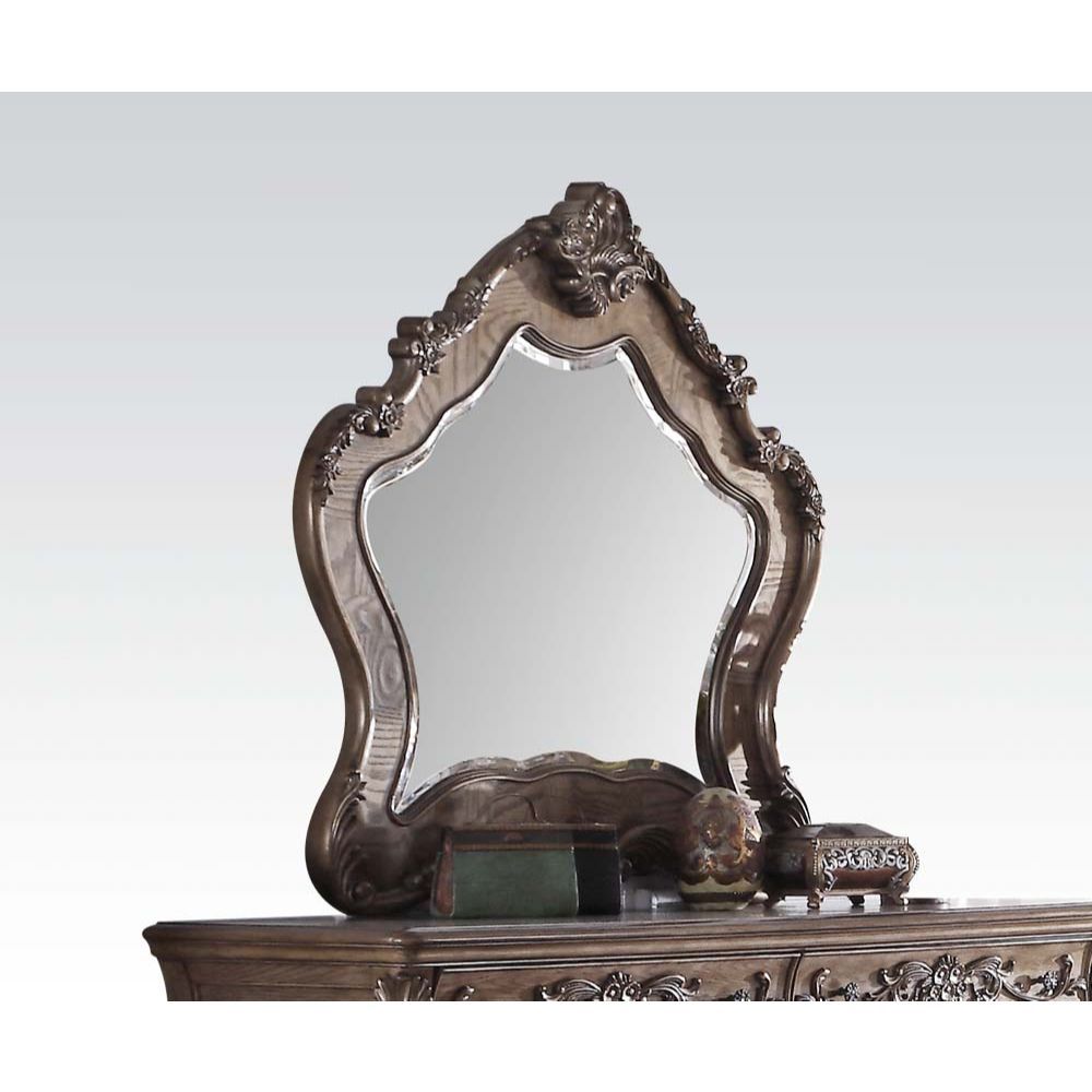 Vintage Oak Finish Ragenardus Mirror 26314 by ACME