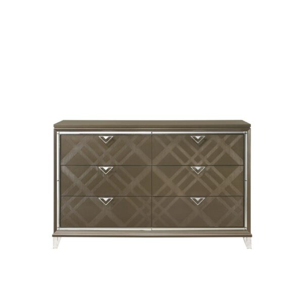 Dark Champagne Skylar Dresser 25325 by ACME - Image 2
