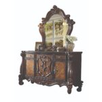 Cherry Oak Versailles Dresser 21105 by ACME Luxury Bedroom Dressers & Mirrors Mobilia Cleopatra 8 Cherry Oak Versailles Dresser 21105 by ACME 8