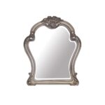 Vintage Bone White Finish Dresden Mirror 28174 by ACME 10