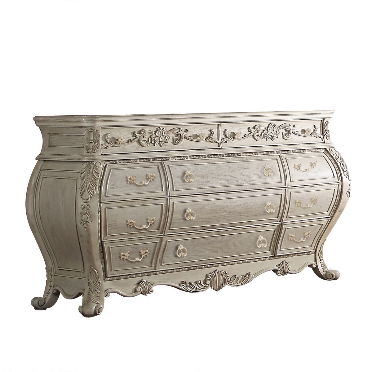 Antique White Finish Ragenardus Dresser 27015 by ACME