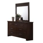 Mahogany Panang Mirror 23374 by ACME 8