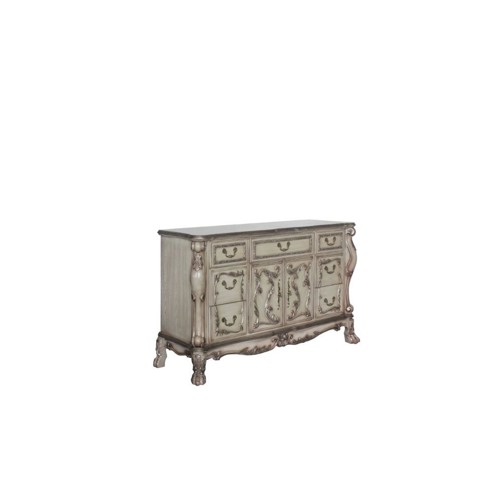 Vintage Bone White Finish Dresden Dresser 28175 by ACME