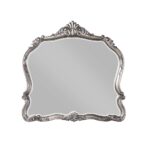 Antique Platinum Finish Ausonia Mirror BD00605 by ACME Luxury Bedroom Dressers & Mirrors Mobilia Cleopatra 10 Antique Platinum Finish Ausonia Mirror BD00605 by ACME 10