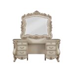 Golden Ivory Finish Gorsedd Vanity Desk 90740 by ACME 17