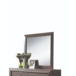 Weathered Gray Lyndon Mirror 26024 by ACME 10
