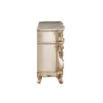 Golden Ivory Finish Gorsedd Dresser W/Marble Top 27445 by ACME Luxury Bedroom Dressers & Mirrors Mobilia Cleopatra 17 Golden Ivory Finish Gorsedd Dresser W/Marble Top 27445 by ACME 17