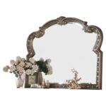 Antique Silver Finish Northville Mirror 26936 by ACME Luxury Bedroom Dressers & Mirrors Mobilia Cleopatra 7 Antique Silver Finish Northville Mirror 26936 by ACME 7