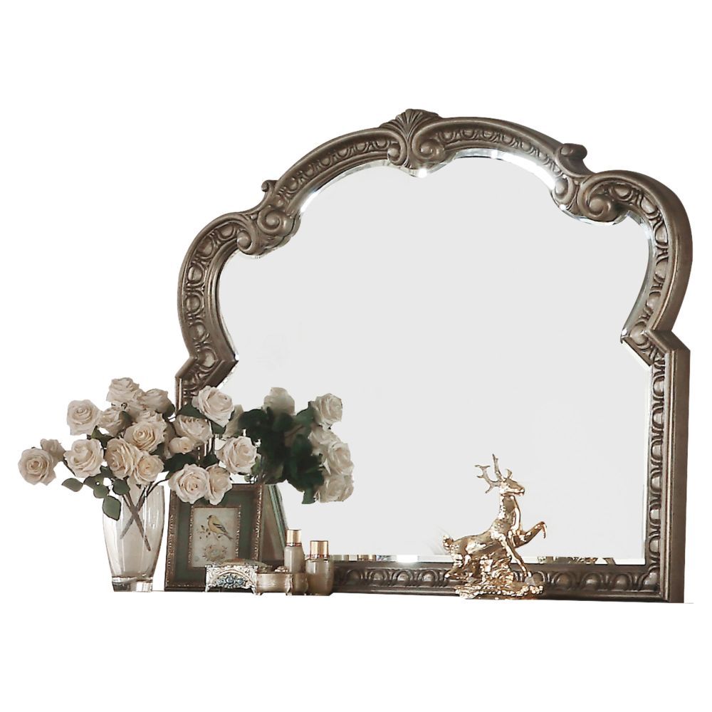 Antique Silver Finish Northville Mirror 26936 by ACME