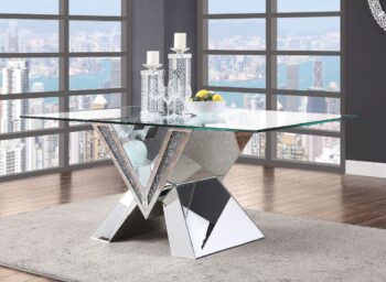 Noralie Dining Table With “X” Shape Base by ACME