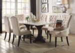 White Marble Top Gerardo Dining Table 60180 by ACME 7