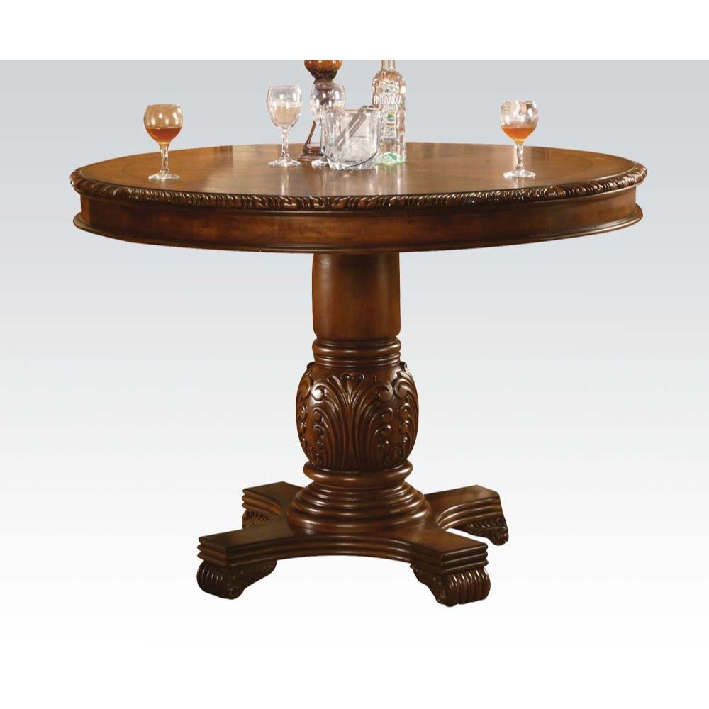Cherry Chateau De Ville Counter Height Table by ACME