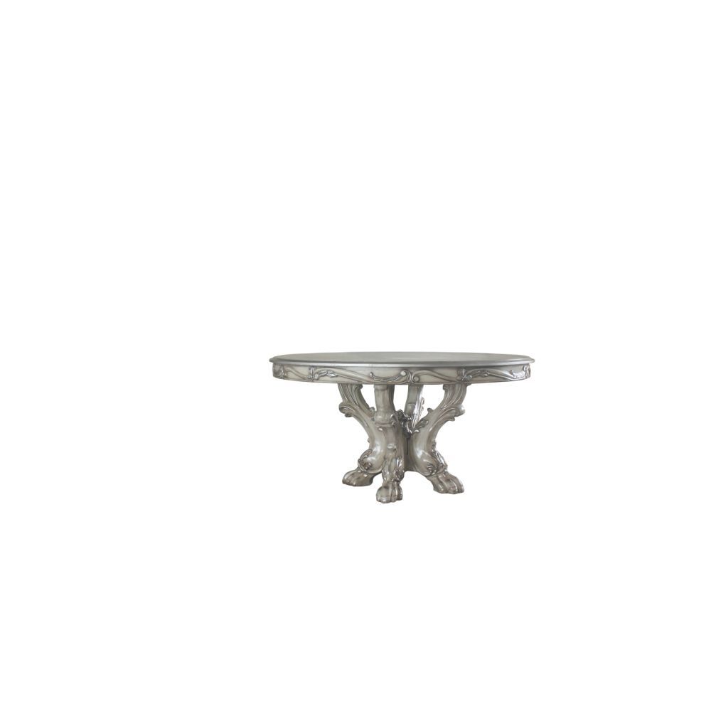 Vintage Bone White Finish Dresden Dining Table 68180 by ACME