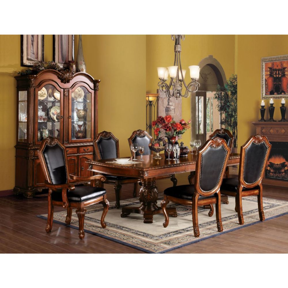 Rectangular Double Pedestal Chateau De Ville Dining Table by ACME