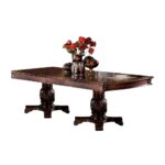 Rectangular Double Pedestal Chateau De Ville Dining Table by ACME Dining Room Furniture Mobilia Cleopatra 11 Rectangular Double Pedestal Chateau De Ville Dining Table by ACME 11