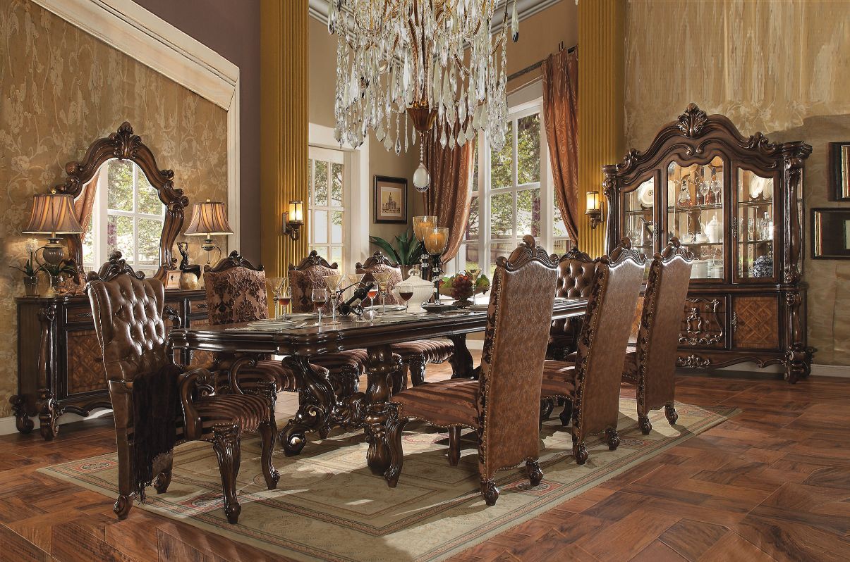 Cherry Oak Versailles Dining Table 61100 by ACME
