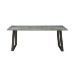 Aluminum Kaylia Dining Table 70105 by ACME Luxury Dining Tables Mobilia Cleopatra 17 Aluminum Kaylia Dining Table 70105 by ACME 17