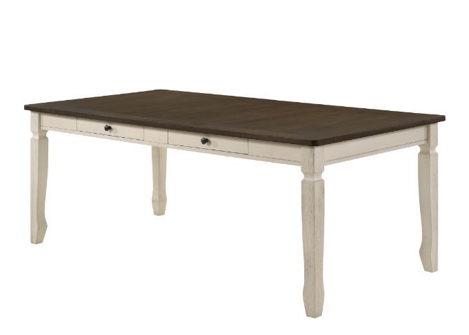 Weathered Oak Fedele Dining Table 77190 by ACME
