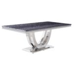 Cambrie Dining Table W/Engineering Stone Top DN00221 by ACME Dining Room Furniture Mobilia Cleopatra 11 Cambrie Dining Table W/Engineering Stone Top DN00221 by ACME 11